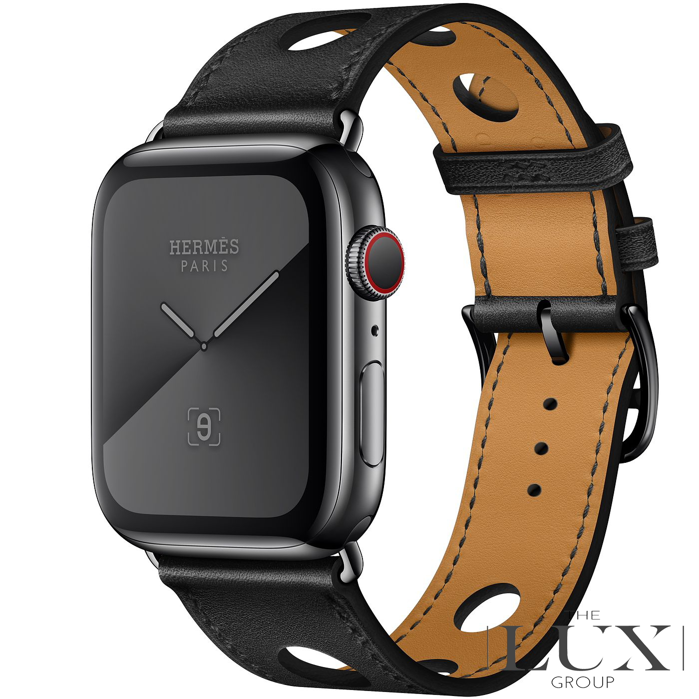 Series 9 44mm Apple Watch Hermès Space Black with Noir Gala