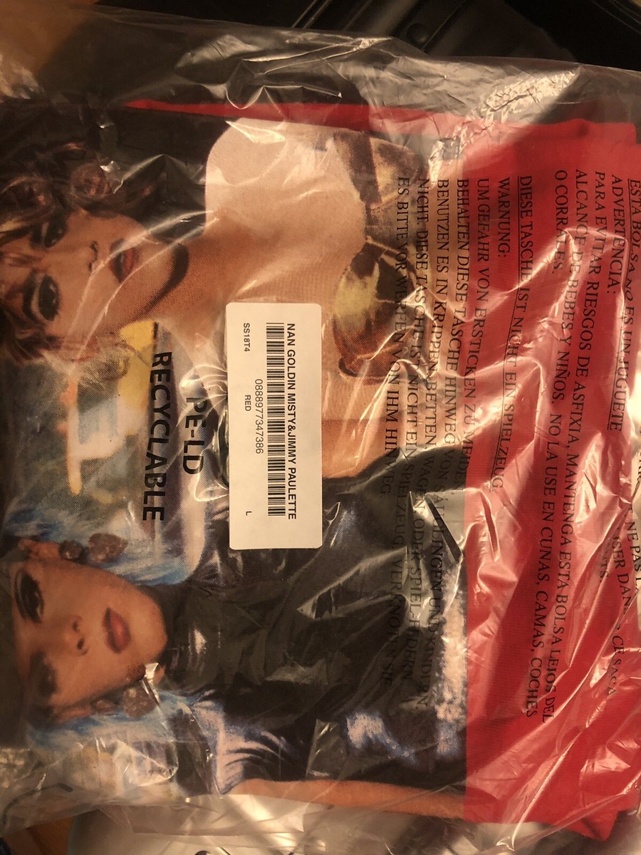 Supreme x Nan Goldin Misty & Jimmy Paulette Tee Shirt Size Supreme x Nan Goldin Misty & Jimmy Paulette Tee Shirt Size