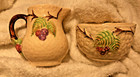 Antique Wade Bramble Sugar & Creamer — photo 1