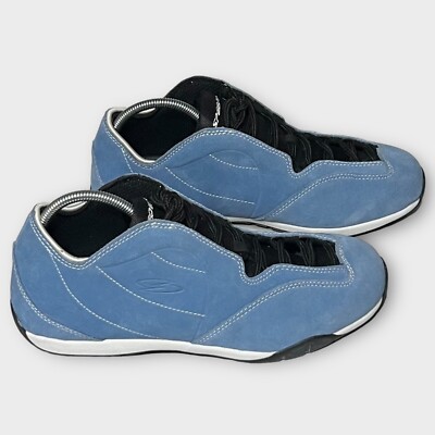 Speedwell Men's Blue Suede Lace-Up Oil Resistant Bottom Racing Sneakers Sz 9 HTF