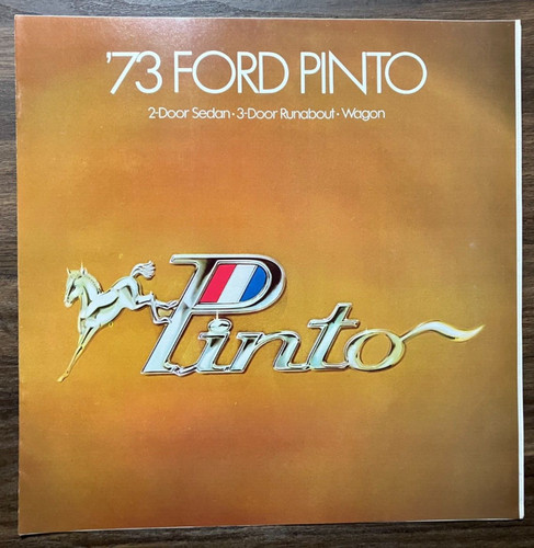 1973 Ford Pinto - Vintage 14-Page Dealer Sales Brochure Catalog - 1/73 Version