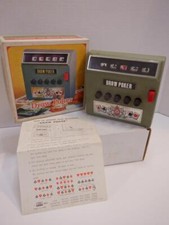 Vintage 1971 Waco Draw Poker Hand Held Battery Operated Game Japan