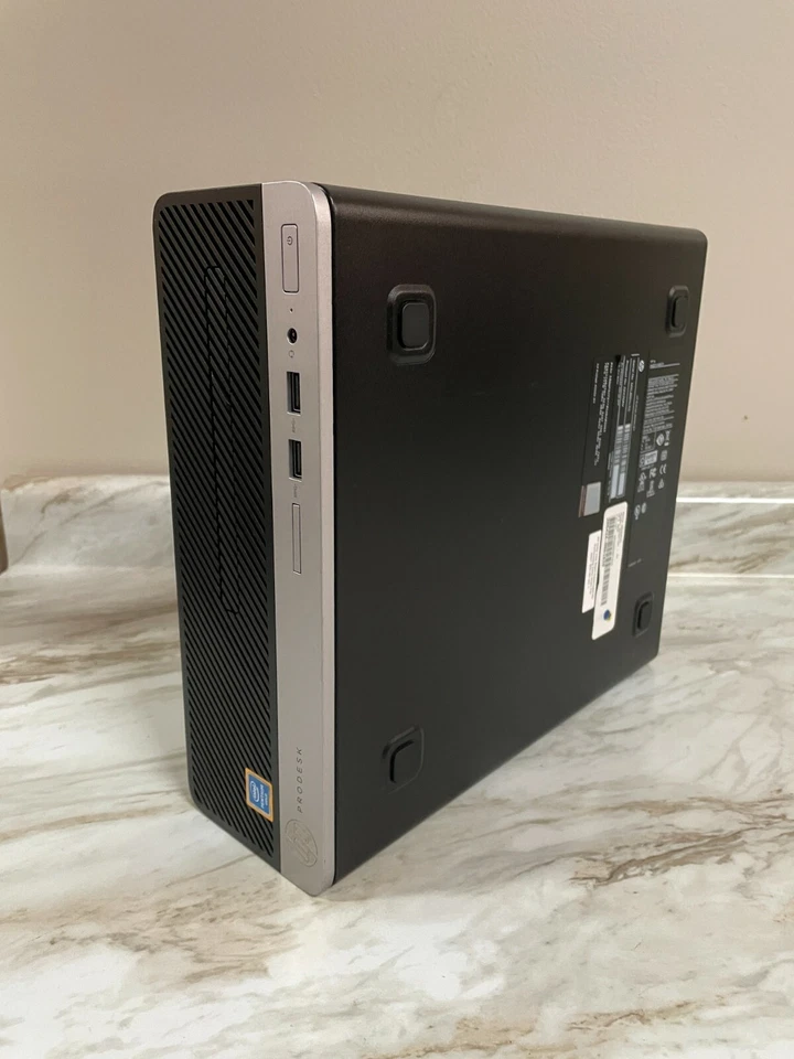 HP Prodesk 400-G5 SFF PC Intel G5400 16GB DDR4 RAM 256GB SSD Windows 11 Pro - Image 3 of 4