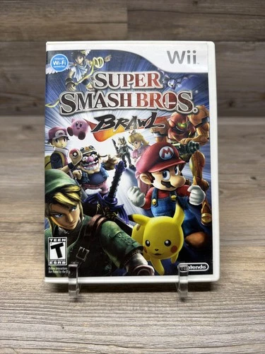 Super Smash Bros. Brawl (Nintendo Wii, 2008)  Tested. Read !!