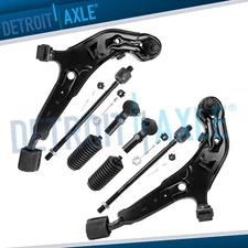 8pc Front Lower Control Arms Tie Rods for 1995-1999 Nissan Maxima INFINITI I30