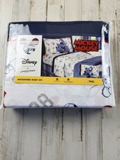 Disney Mickey Mouse 4 Piece Full Sheet Set New In Package Kohls Fast Ship