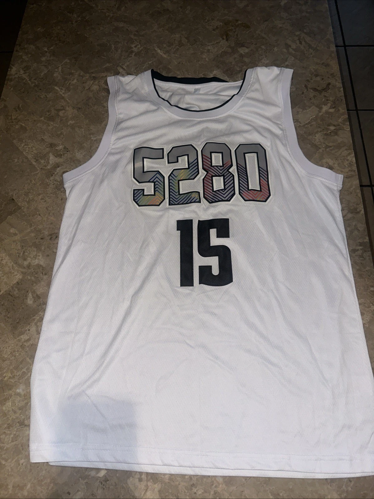 Denver Nuggets Nikola Jokic Jersey Mens Large #15 City