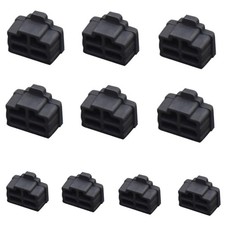 10x RJ45 Port Dust Cover Ethernet Network Plug Silicone Protector Cap for Router
