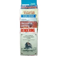 Lot of 9 Art Tutorial Crafts Books Drawing Airbrush Rendering Painting