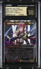 Lightning, Army of One 0545 MTG Final Fantasy SURGE FOIL CGC PRISTINE 10 MINT