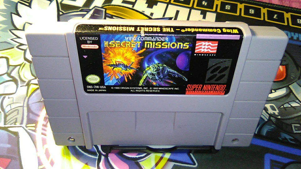 Wing Commander Secret Missions SNES cleaned tested Super Nintendo 1993 The SFC - Image 4 of 4