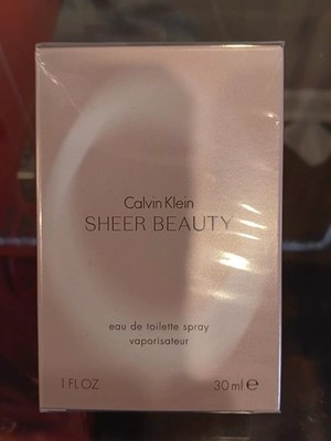 REDUCED!!  Sheer Beauty  by Calvin Klein Fragrance - 1.0 oz Eau De Toilette NIB