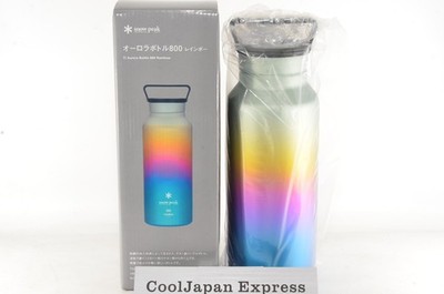 Snow Peak Aurora Bottle 800 Rainbow TW-800-RA Trinkflasche Titanium 800ml Japan