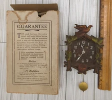 Keebler Clock Company Cuckoo Clock No. 320 W/Box No Key Untested