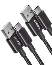 USB Type C Cable Anker 2-pack 3ft Premium Nylon Usb-c to Usb-a Fast Charging