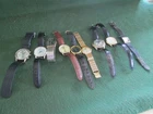 Collection of 9 Retro Wrist Watches Wristwatches - Job Lot - Spares or Repair