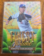 2025 Topps NPB Finest Hiroto Takahashi Finest Fortune FF-15 JAPAN WBC Dragons