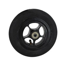 Black 6 Inch Front Wheel Tires for Ottobock Electric Wheelchair Replacement Set