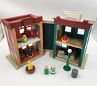 Vintage 1974 Fisher-Price Play Family Sesame Street #938 Play Set w Some Figures