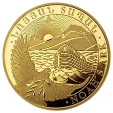 GOLDM&Uuml;NZE - ARCHE NOAH / JEUS / GOTT / TAUBE / BIBEL - 999 GOLD - GOLDBARREN