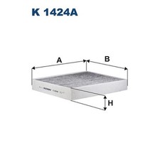 ORIGINAL® Filtron Filter, Innenraumluft Aktivkohle für VW AMAROK (T1A T1B)