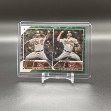2023 Topps Update Series Rookie Combo Nick Vespi Gillaspie Green Ice SP /499 