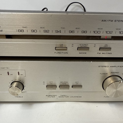 Marantz Amplificatore Stereo Vintage PM225 + SINTONIZZATORE Stereo AM/FM ST325 Argento Testato - Foto 4 di 16