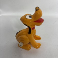 Walt Disney Productions Pluto Wind Up Toy Tomy Vintage 1970  s Works