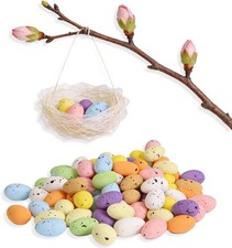 Mini Eggs Decorations for Kids Easter Day - 100Pcs Mini Foam Easter Eggs Decorat