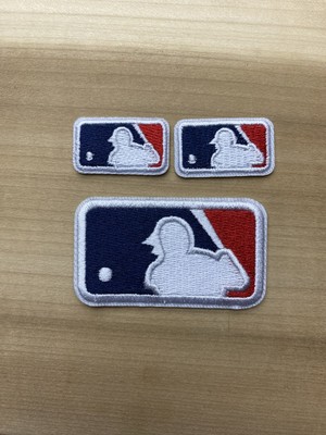 Set Of 3 Small MLB Logo Embroidered Iron On Baseball Patch Back Of Hat 1 x.5 