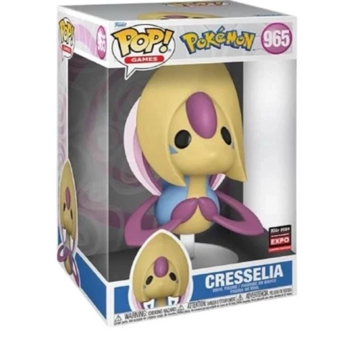 NEW Funko Pop! Jumbo 10 in: Pokémon - Cresselia #965 Exclusive Limited Edition