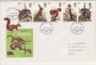 GB Stamps First Day Cover British Wildlife, squirrel, otter, badger PHILART 1977