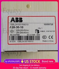 New A26-30-10  ABB AC contactors AC24V、110V、200V、220-230V US Free TAX.
