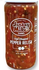 Jersey Mikes Mike’s Hot Chopped Pepper Relish 16 Oz - 07-28-2026 Buy 2@ $18.94ea