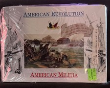 American Revolution/Militia 50 accurate plastic figures 1/32scale, NIB