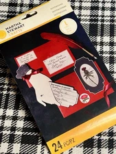 Martha Stewart Crafts Gothic Manor Halloween Party Invitation Kit Set/6 🖤 New