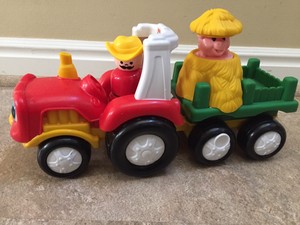 fisher price tow and pull tractor