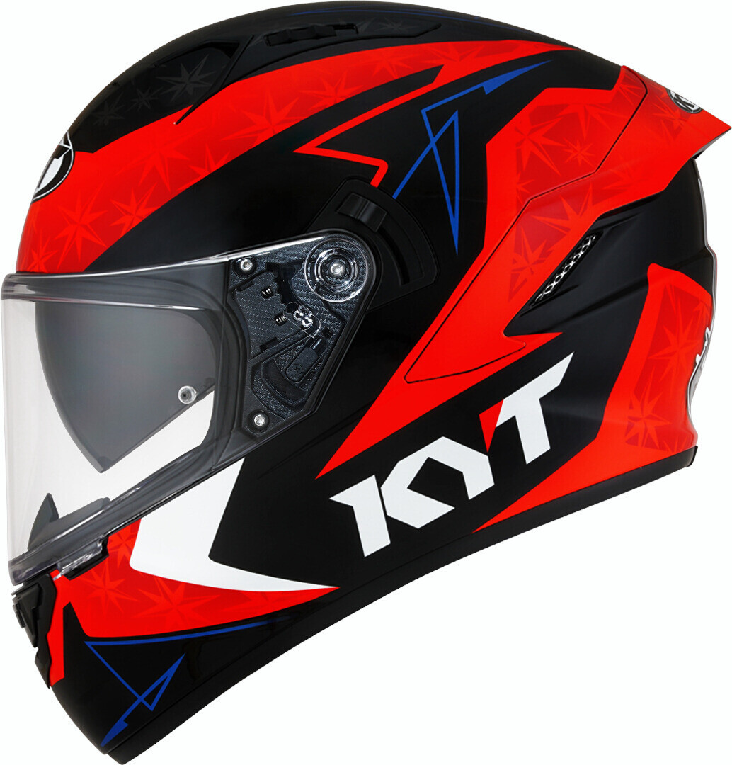 Full Face Helmet KYT Nf-R Force Red SIZE S | eBay