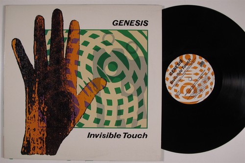 GENESIS Invisible Touch ATLANTIC LP VG+/NM club edition embossed cpver r