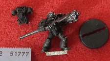 Games Workshop Warhammer 40k Grey Knight with Halberd WH40K Metal Figure GK OOP