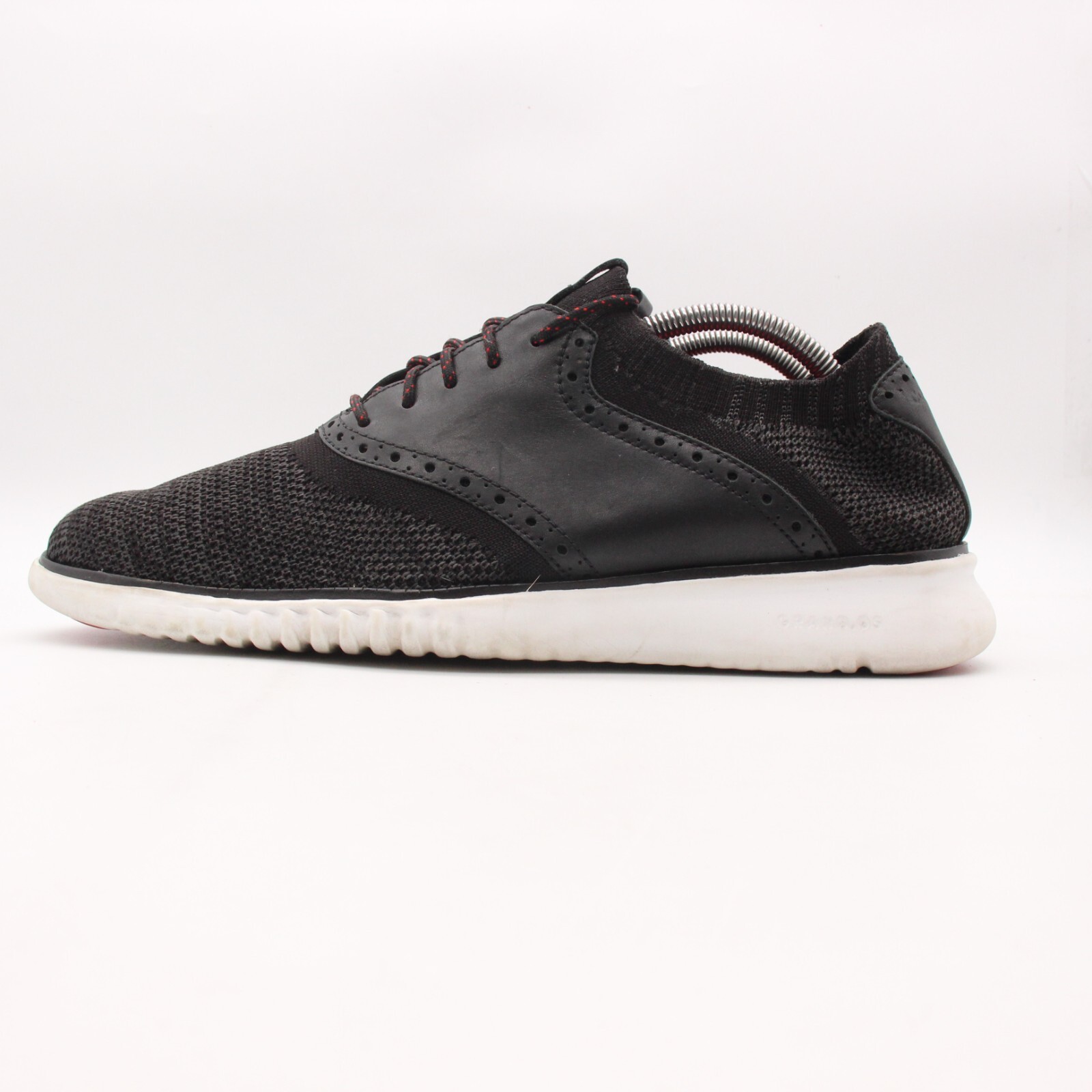 SAOLA Scarpe Oxford Cole Haan 2.Zerogrand Uomo 10.5 Nero Imballabile Maglia Sella C25259