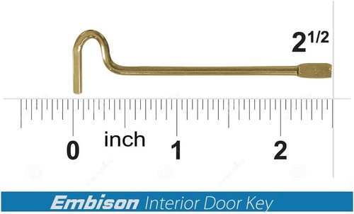 Interior Bathroom Door Key Emergency Key Pin Bedroom Door Key ...