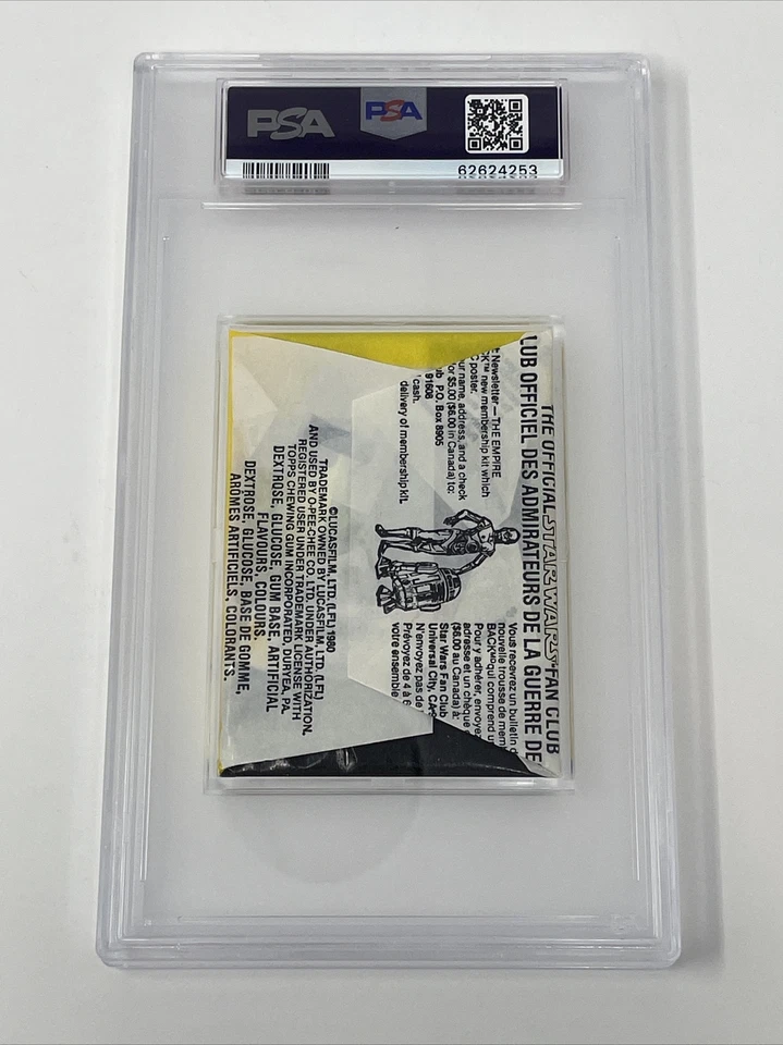 1980 OPC (no Topps) Star Wars ESB Serie 3 paquete de cera PSA 7 casi nuevo LowPop (no 10) Foto 2 de 3