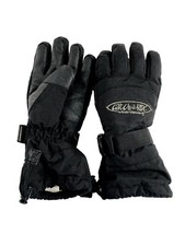 Thinsulate Snow Board Wear Gloves Youth Small Black Palm Patch Catch A Ride