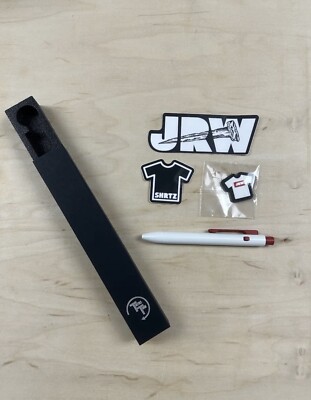 JRW Gear x Tactile Turn  Supreme Red  Side Click Mini Pen - Cerakote Ti