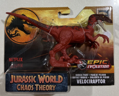 NEW 2024 Jurassic World Chaos Theory Epic Evolution VELOCIRAPTOR