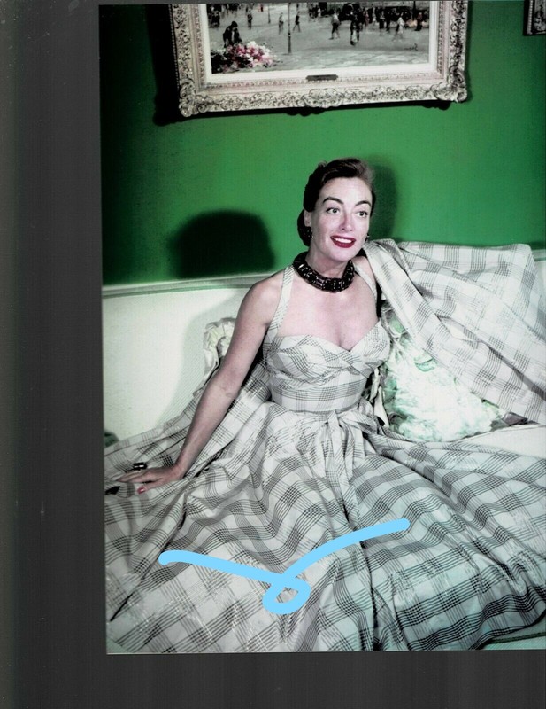 SUPER RARE!! 8X10 VINTAGE BREATH TAKING YOUNG JOAN CRAWFORD PUBLICITY PHOTO!!