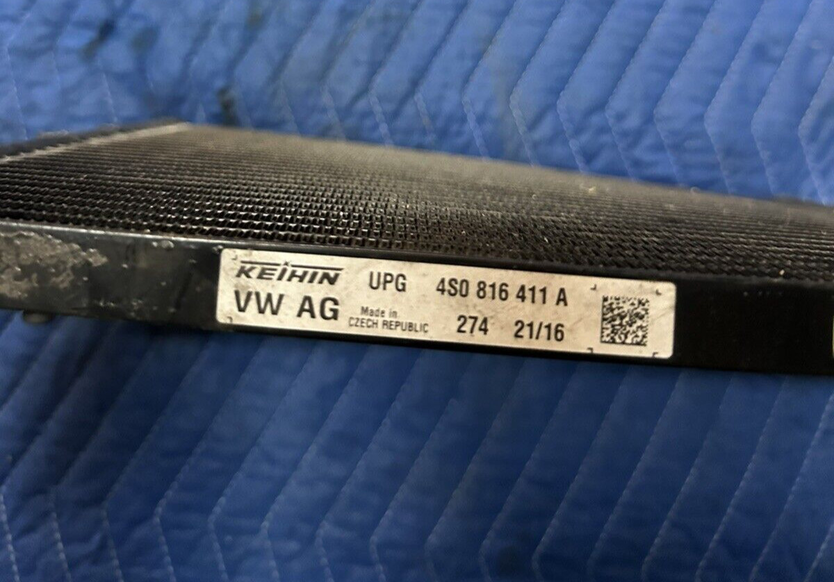 2017 AUDI R8 5.2L V10 FRONT LEFT A/C CONDENSER 4S0816411A 4S0 816 411 A ~FLAW~