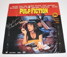 STEPHEN HIBBERT SIGNED AUTHENTIC PULP FICTION LASERDISC LD 'THE GIMP' COA PROOF