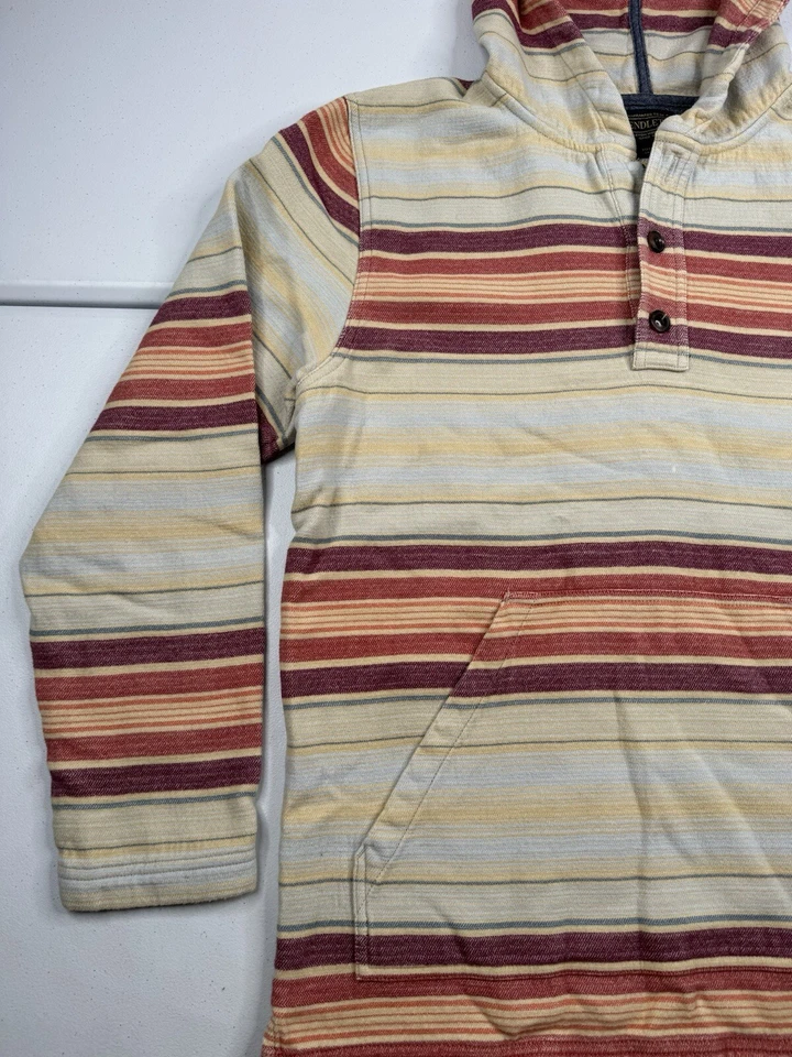 Pendleton Hoodie Mens Surf Baja Southwestern Striped Pullover Beach Sweatshirt S - Image 4 of 4